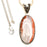 Crazy Lace Agate Pendant 4mm Snake Chain V1606