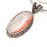 Crazy Lace Agate Pendant 4mm Snake Chain V1606