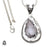 Merlinite Dendritic Opal Pendant & Chain  V1642
