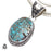 Turquoise Pendant & Chain  V431