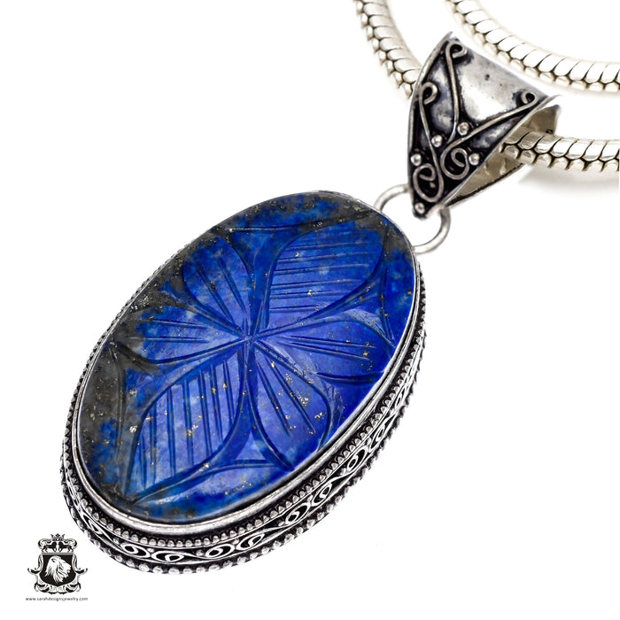 Lapis Lazuli Pendant & Chain  V465