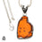 Baltic Amber Pendant & Chain  V1437