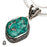 Turquoise Nugget Pendant 4mm Snake Chain V1488