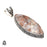 Crazy Lace Agate Pendant 4mm Snake Chain V1615