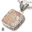 Leopard Skin Jasper Pendant & Chain  V1866