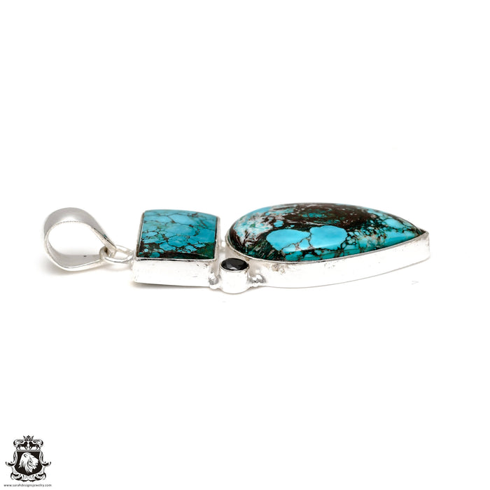 Turquoise Pendant & Chain P6539