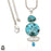 Turquoise Pendant & Chain P6501