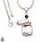 Dendritic Agate Citrine Onyx Pendant & Chain P6618