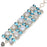 Moonstone Blue Topaz Bracelet B3663