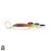 Stick Agate Pendant & Chain  P7008