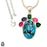 Turquoise Pendant 4mm Snake Chain P7117