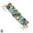 Labradorite Blue Topaz Bracelet B3694