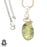 Prehnite Pearl Pendant & Chain P7273
