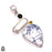 Dendritic Agate Pearl Pendant & Chain P6653