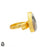 Size 10.5 - Size 12 Ring Ocean Jasper 24K Gold Plated Ring GPR110