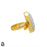 Size 9.5 - Size 11 Adjustable Scheelite 24K Gold Plated Ring GPR138