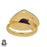 Size 10.5 - Size 12 Ring Amethyst 24K Gold Plated Ring GPR421