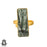 Size 8.5 - Size 10 Ring Seraphinite 24K Gold Plated Ring GPR188