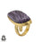 Size 6.5 - Size 8 Ring Charoite 24K Gold Plated Ring GPR482