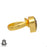 Size 8.5 - Size 10 Ring Lemon Quartz 24K Gold Plated Ring GPR249