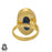 Size 10.5 - Size 12 Ring Kyanite 24K Gold Plated Ring GPR521