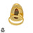 Size 10.5 - Size 12 Adjustable Rhyolite Rainforest Jasper 24K Gold Plated Ring GPR630