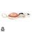 Slice Agate Pendant & Chain P7215
