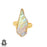 Size 9.5 - Size 11 Ring Titanium Aura Quartz 24K Gold Plated Ring GPR682