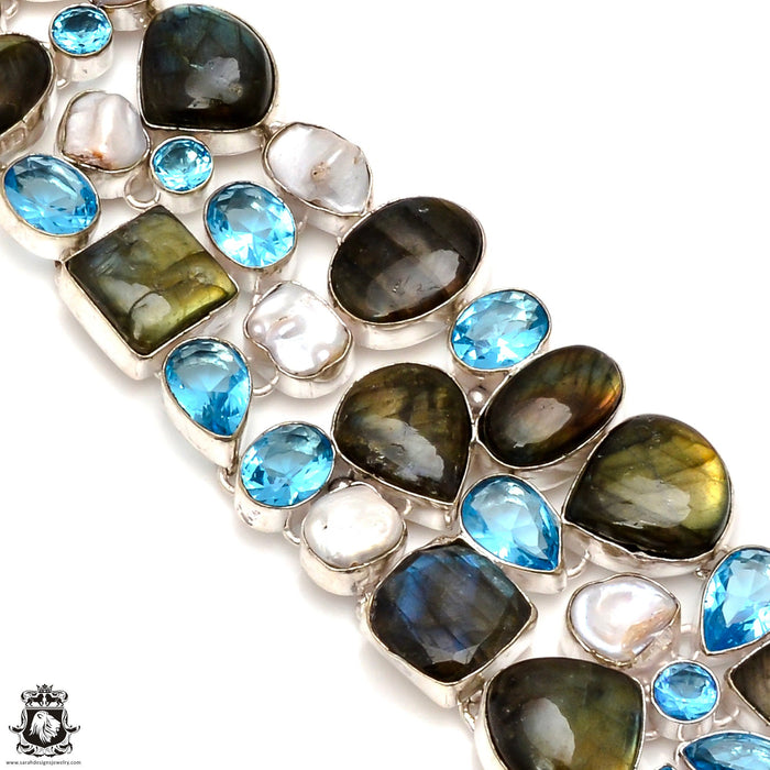 Aquamarine Crystal Resin Bracelet Blue Clear Pendant Wrist Chain Simple  Elegant Hand Jewelry Gift for Girls Women LL@17 - AliExpress