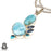 Larimar Blue Topaz Pearl Pendant & Chain P7254