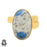 Size 8.5 - Size 10 Adjustable K2 Jasper Afghanite 24K Gold Plated Ring GPR766