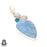 Owyhee Blue Opal Blue Topaz Pendant & Chain P7272
