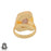 Size 10.5 - Size 12 Ring Mabé Blister Pearl 24K Gold Plated Ring GPR952