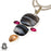 Banded Agate Pendant 4mm Snake Chain P7506