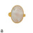 Size 8.5 - Size 10 Ring Moonstone 24K Gold Plated Ring GPR54