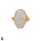 Size 7.5 - Size 9 Ring Moonstone 24K Gold Plated Ring GPR58