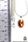 Fire Opal 925 Sterling Silver Pendant & Chain O22