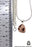Fire Opal 925 Sterling Silver Pendant & Chain O39