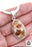 Fire Opal 925 Sterling Silver Pendant & Chain O44