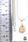 Fire Opal 925 Sterling Silver Pendant & Chain O65