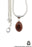 Fire Opal 925 Sterling Silver Pendant & Chain O94