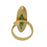 Size 7.5 - Size 9 Ring Boulder Chrysoprase 24K Gold Plated Ring GPR1139