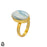 Size 8.5 - Size 10 Ring Scheelite 24K Gold Plated Ring GPR140