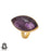 Size 10.5 - Size 12 Ring Amethyst 24K Gold Plated Ring GPR415