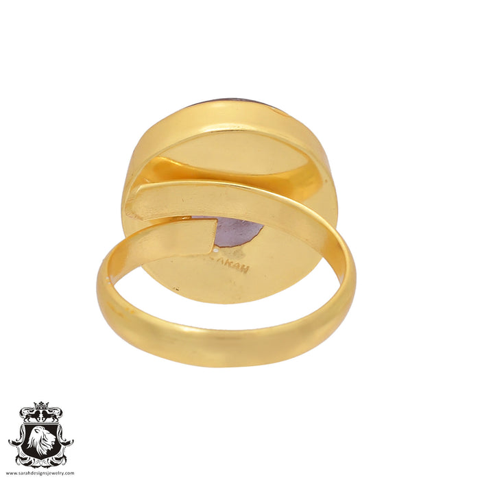 Size 10.5 - Size 12 Ring Ametrine 24K Gold Plated Ring GPR435