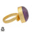 Size 8.5 - Size 10 Ring Ametrine24K Gold Plated Ring GPR448