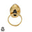 Size 6.5 - Size 8 Ring Orthoceras Fossil 24K Gold Plated Ring GPR460