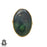 Size 6.5 - Size 8 Ring Moss Agate 24K Gold Plated Ring GPR235