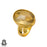 Size 9.5 - Size 11 Ring Lemon Quartz 24K Gold Plated Ring GPR250