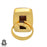 Size 7.5 - Size 9 Ring Noreena Jasper 24K Gold Plated Ring GPR615
